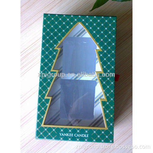 Printed Paper Gift Box with PVC window